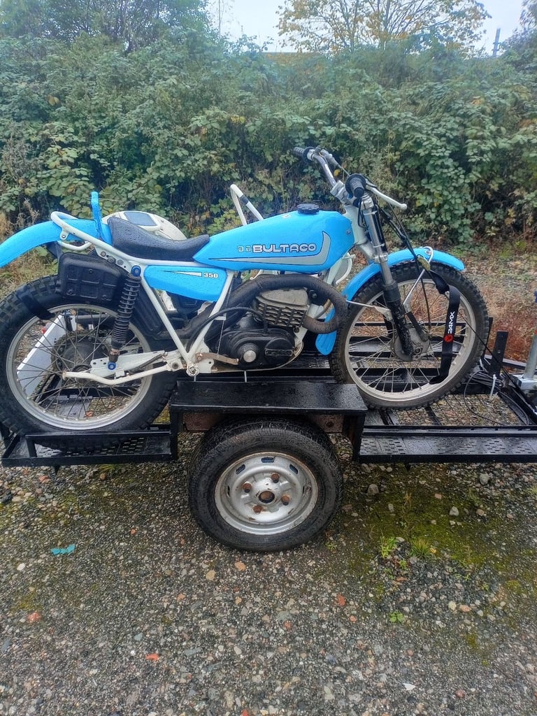 Trials bike sidecar, Bultaco 350 trials bike and sidecar 