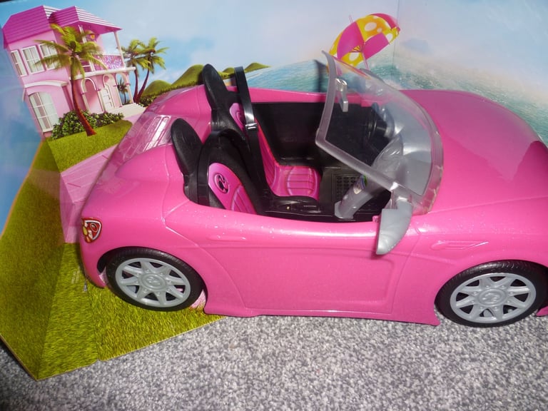 Pink Barbie Sports Car