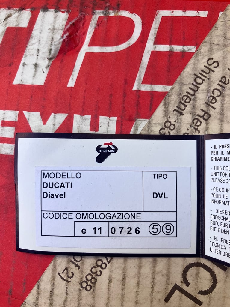 image for Ducati diavel muffler 