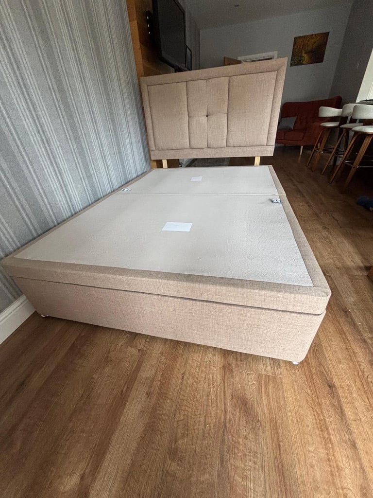 Double bed with mattress 
