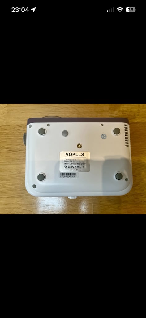 VOPLLS Home Theatre HD Projector with WiFi & Bluetooth