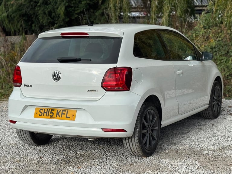 2015 Volkswagen Polo 1.0 BlueMotion Tech SE Design Euro 6 (s/s) 3dr HATCHBACK Petrol Manual
