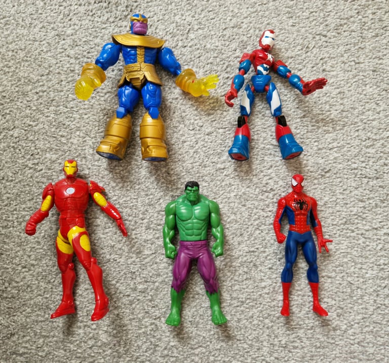 image for 5 Marvel figures