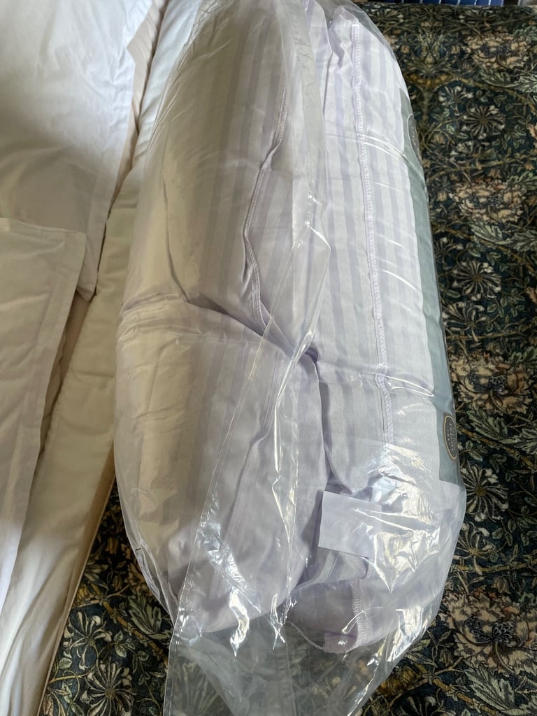 Pair of brand new bounceback extra fill hypoallergenic pillows