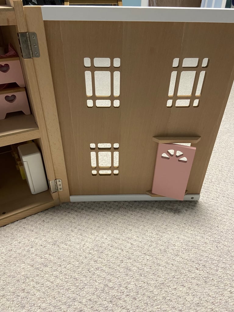 John Lewis Wooden Dolls House & Furniture