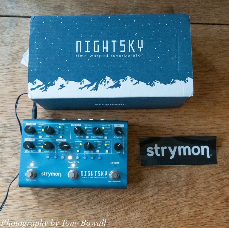 image for Strymon Nightsky Reverb and Synthesis Machine Effects Pedal, Boxed, complete with UK Strymon PSU.