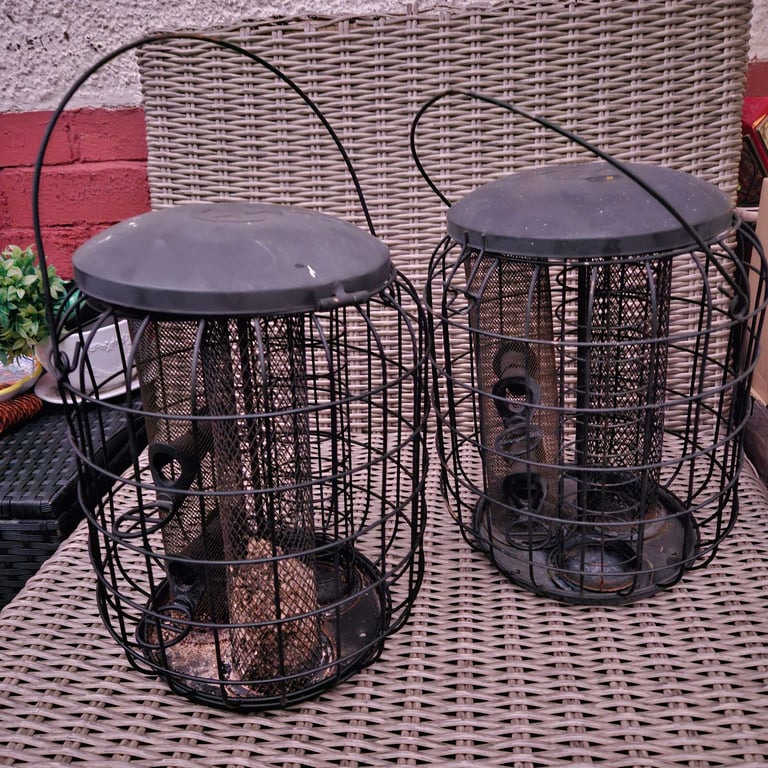 image for 2x large bird feeders 