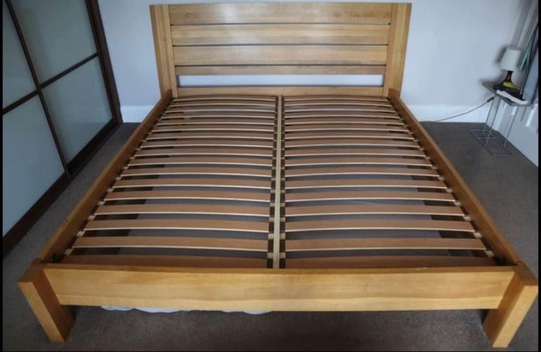 M&S Sonoma Solid Oak Double bed frame 