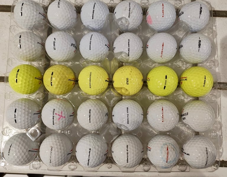 30 Pinnacle - Grade A/B - used golf balls