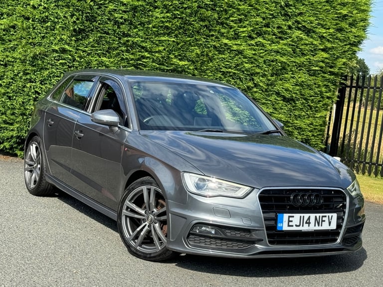 2014 AUDI A3 SPORTBACK 1.4 TFSI S LINE S-TRONIC, £35 TAX, JUST SERVICED AT AUDI