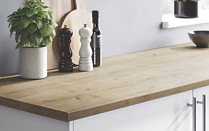 image for Oak Effect Laminate Kitchen Worktop - Super Cheap Kitchen Worktops / Countertops