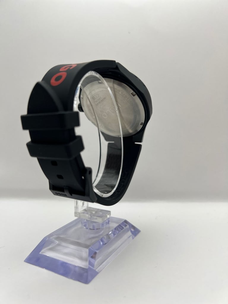 Hugo Boss 1530343 LIT Series Quartz Watch – 42mm Black Dial, Mint Condition