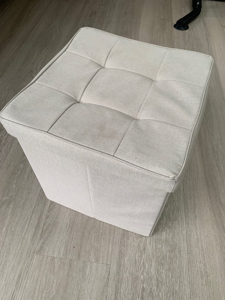 Wilko collapsible linen/upholstered storage box