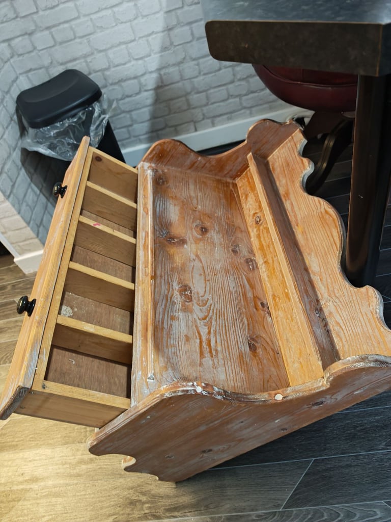 Antique shelves/storage/drawers