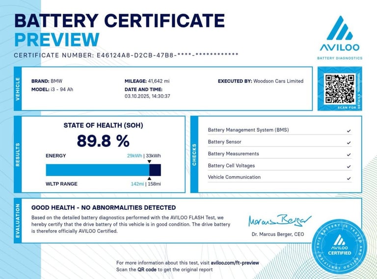 2016 BMW i3 33kWh Hatchback 5dr Petrol Plug-in Hybrid Auto Euro 6 (s/s) (Range Extender Hatchback...
