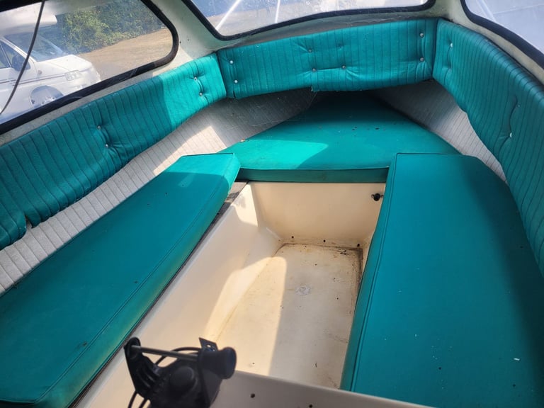 Shetland 460 cabin boat and road trailer.