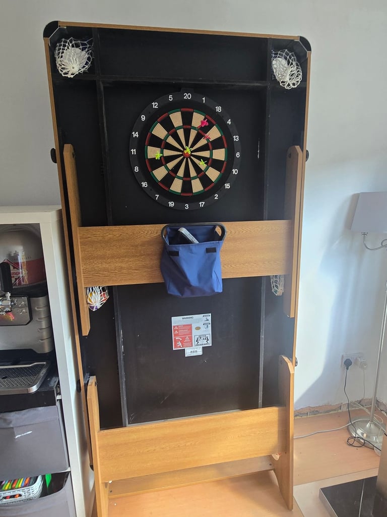 Fold up pool table, table tennis and darts