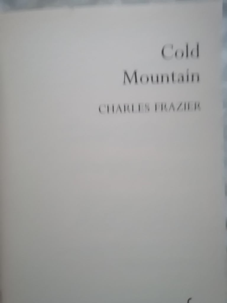 Cold Mountain - Charles Frazier