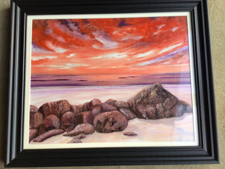 Original Oil Artwork, Bondi Beach, Australia.