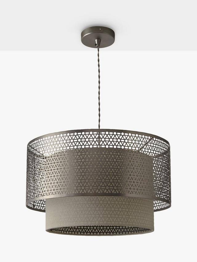John Lewis Meena Fretwork Steel Ceiling Light RRP £150