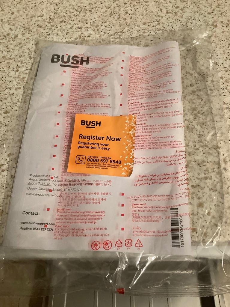 As new dishwasher for sale £50