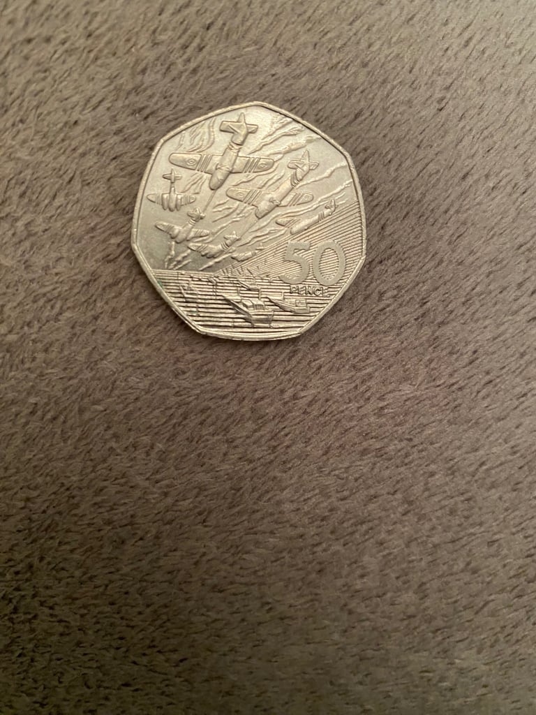 Collectable old style 1994 50p coin 