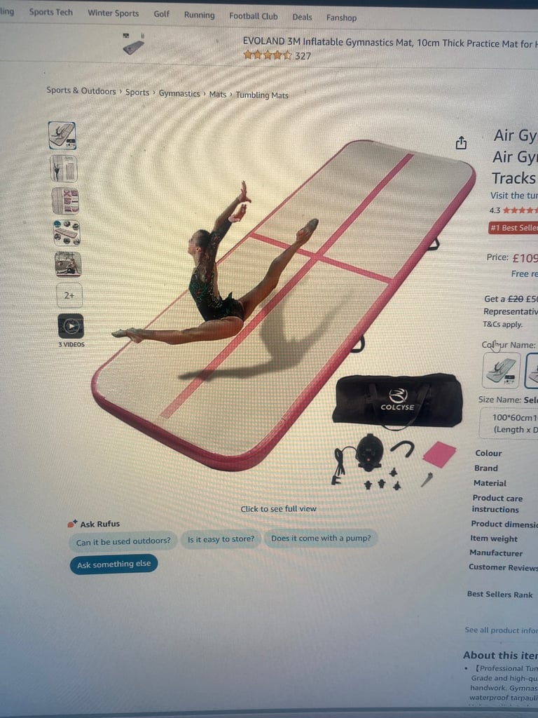 image for Gymnastic air track 