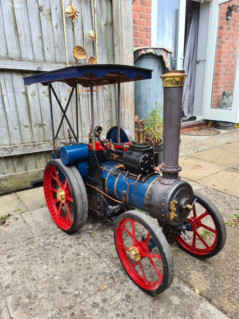 For sale live steam traction engine 