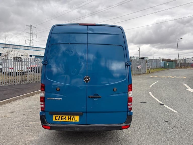 2014 64 REG MERCEDES BENZ SPRINTER 313 CDI 130 BHP LWB VAN BLUE MANUAL
