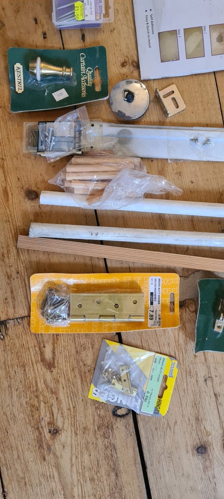 Bag full of DIY materials