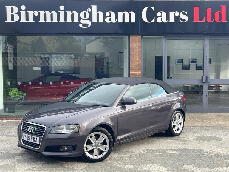 2009 Audi A3 Cabriolet 2.0 TDI Sport Euro 4 2dr CONVERTIBLE Diesel Manual