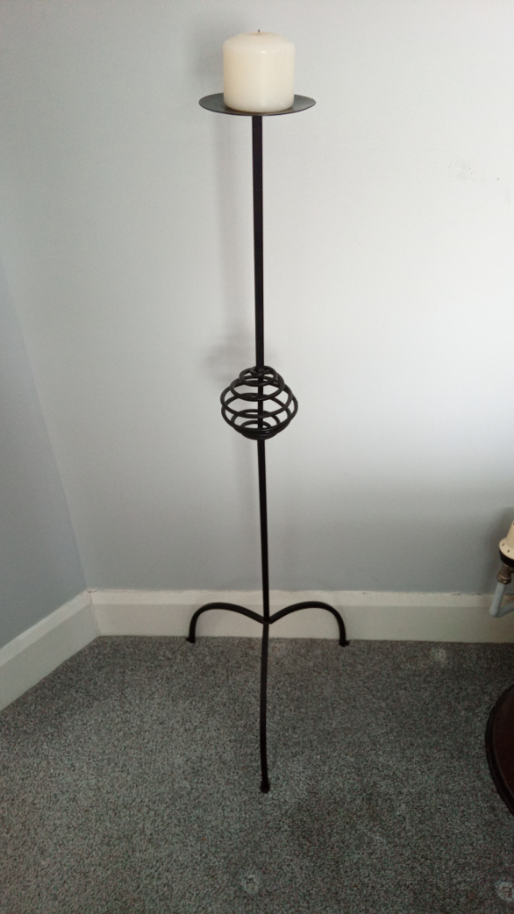 image for Metal Iron Candle stick 