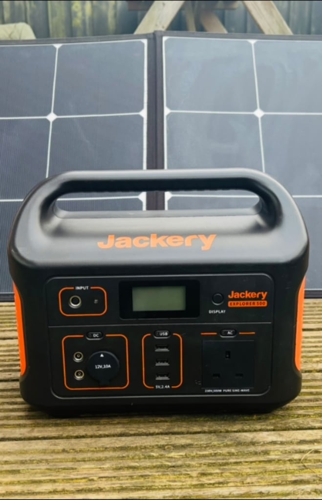 image for Jackory Explorer 500 with 100w Solar Panel.