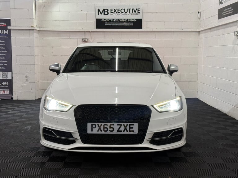 2015 65 AUDI S3 2.0 TFSI QUATTRO NAV 300BHP 4WD 3 DOOR HATCHBACK WHITE EURO 6