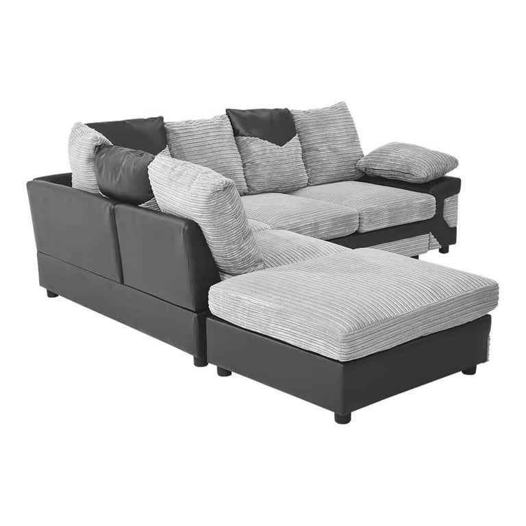 ( Jumbo Cord Fabric Sofa Set 3 + 2 Seater Or Corner