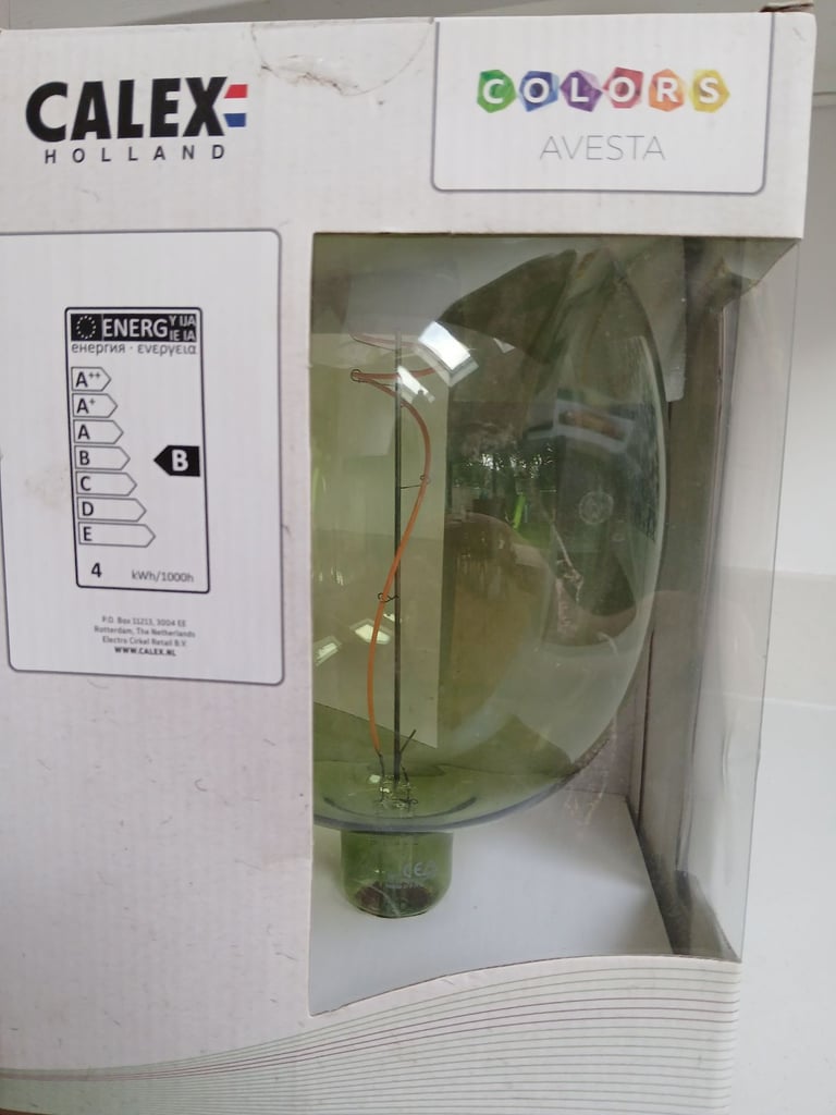 Calex Avesta Large Coloured Dimmable Bulbs 