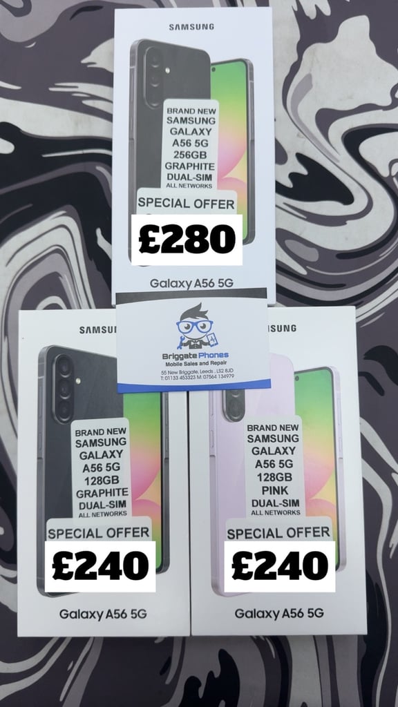 SAMSUNG GALAXY A56 5G 256GB BRAND NEW SEALED 