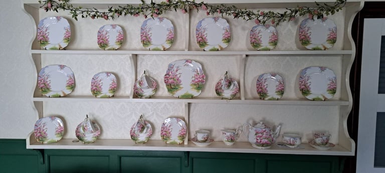 image for 28 piece Royal Albert " Blossom Time"  bone china set 