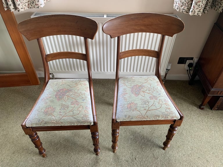 Antique Dining Chairs (1 pair)