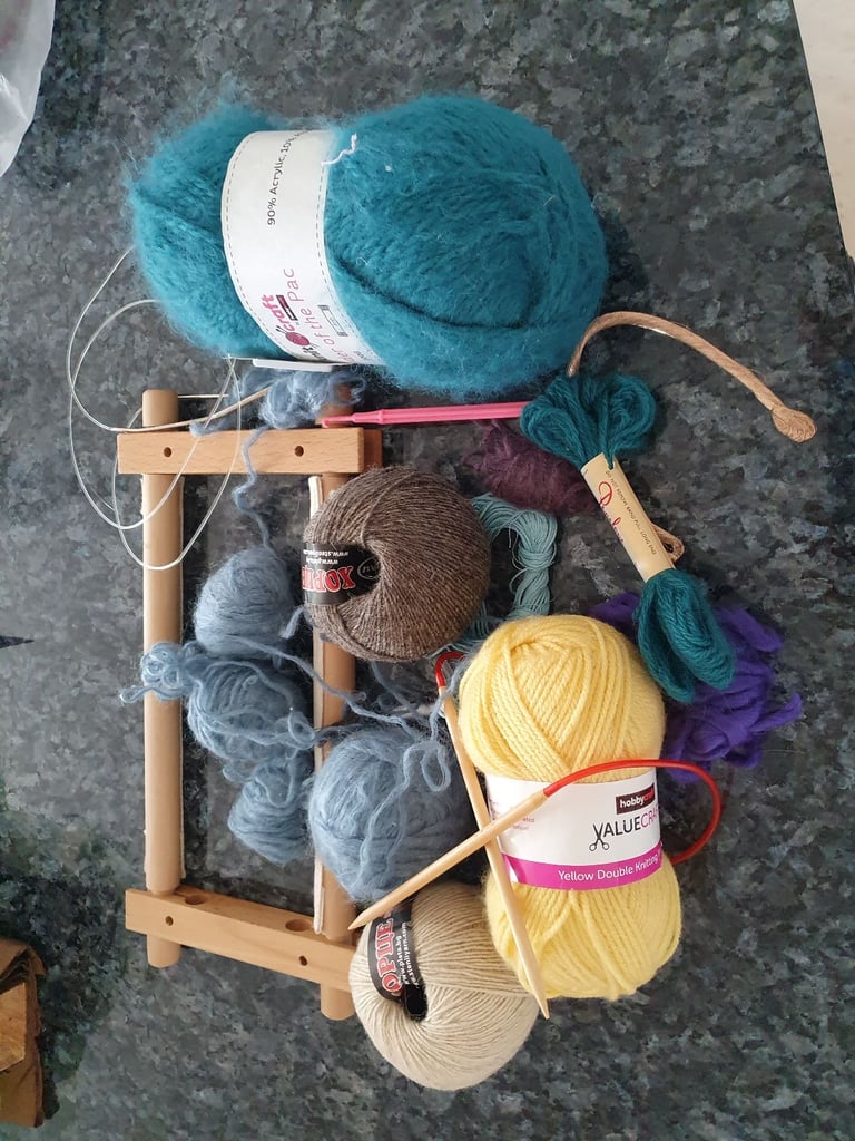 A knitting & embroidering bundle 