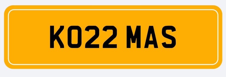 Reg plate car van house garden free sale Christmas outdoor 