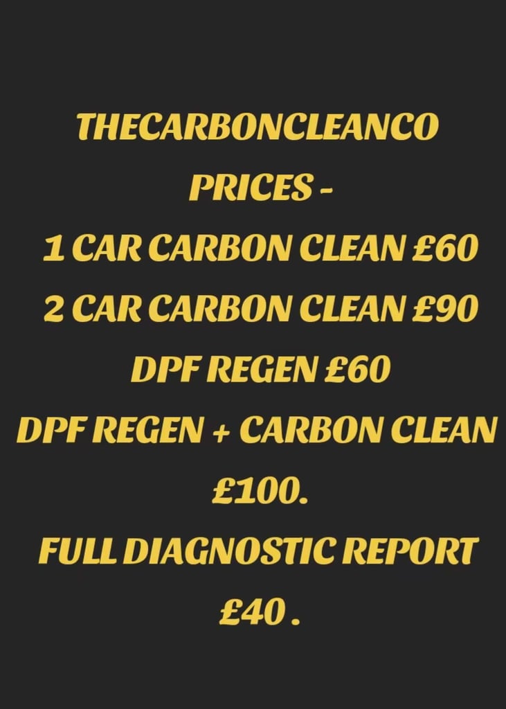Engine carbon clean