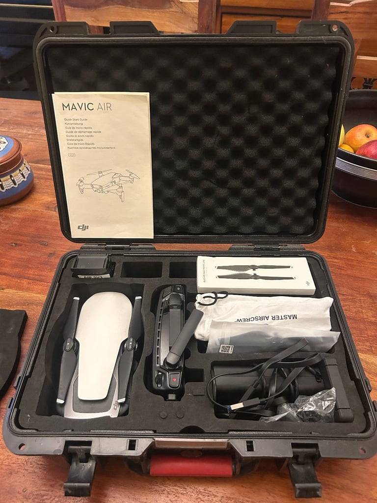 image for Dji Mavic Air White + Two Batteries And DJI ND Filters / Extras