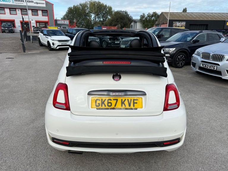 2017 Fiat 500C 1.2 S Convertible 2dr Petrol Manual Euro 6-2 OWNER CAR-HALF LEATHER UPHOLST Conver...