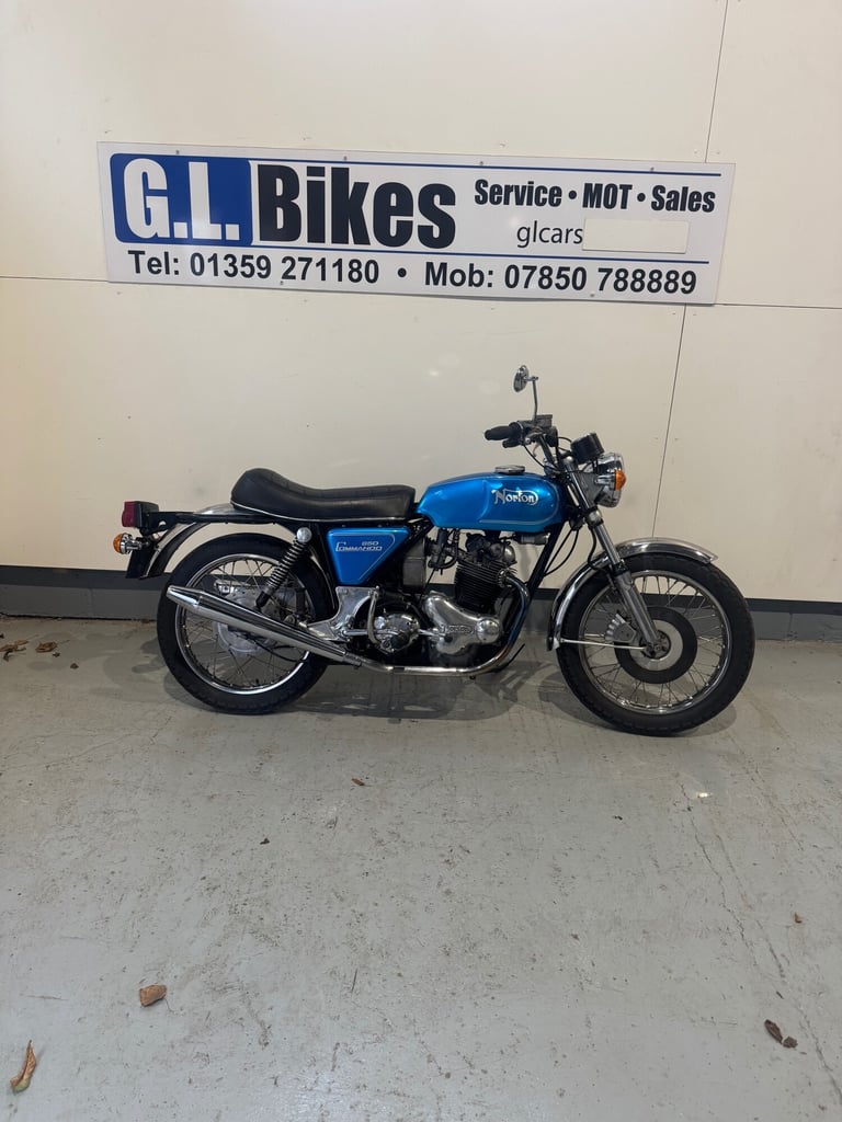1975 NORTON COMMADO 2 wheel Petrol Manual