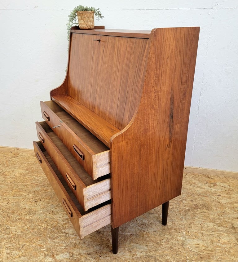 Retro Danish Gunnar Nielson Tibergaard Teak Bureau/Desk - Mid Century G-Plan Era