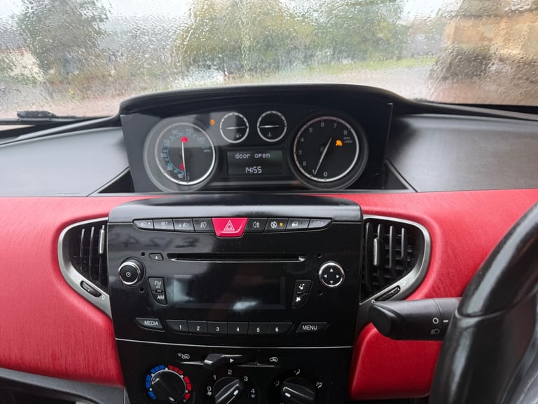 2012 Chrysler Ypsilon 1.2 Black and Red 5dr HATCHBACK Petrol Manual
