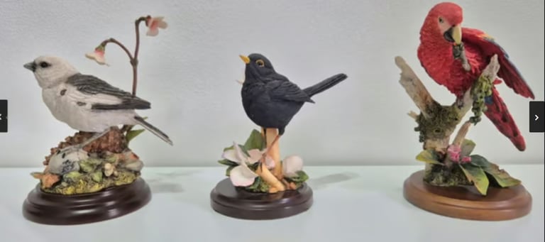 Collection of x15 display birds by Country Artists, Russell Willis and Views of Nature