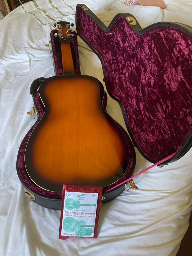 Paul Beard Signature-Series Square neck Resonator Dobro Guitar 