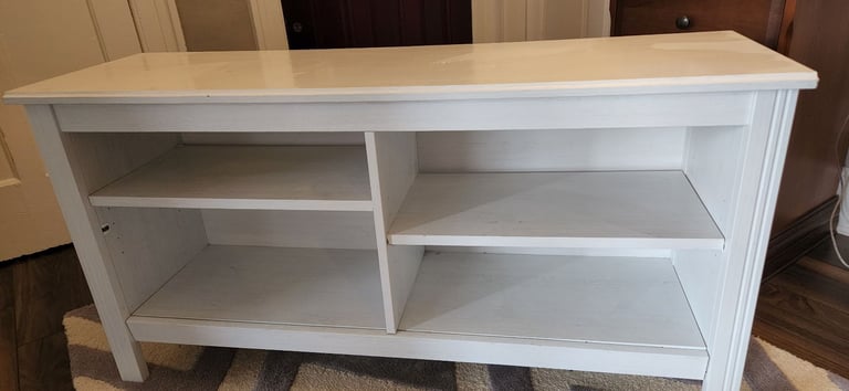 Ikea white bookcase/sideboard with shelves